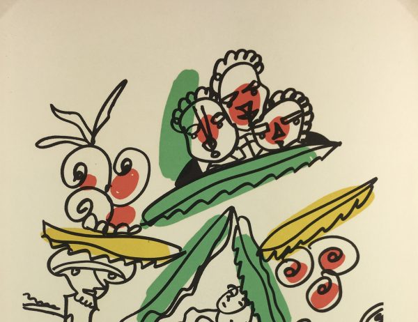 Abstract Modern Original Art - La Convoitise, C. Lapicque, 1973