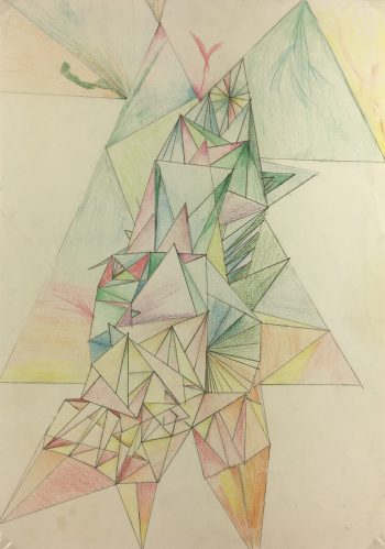 Abstract Modern Original Art - Pencil - Abstract, 2000