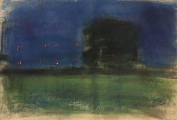 Modern Original Art - Light Study - Dawn, R. Kitts, c.1950