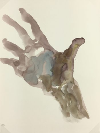 Modern Original Art - Hand, Monogram, 2022