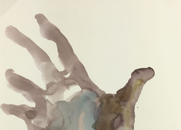 Modern Original Art - Hand, Monogram, 2022