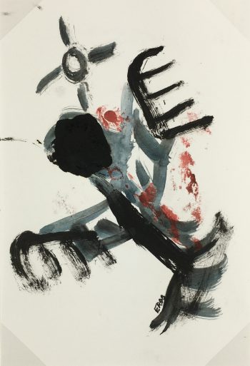 Modern Original Art - Combing the Sky, Eros, 2011