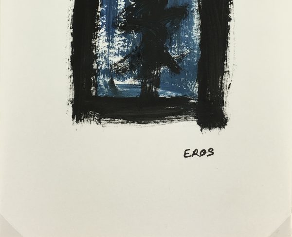 Modern Original Art - Blue Frame, Eros, 2011