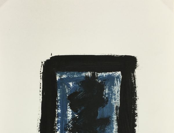 Modern Original Art - Blue Frame, Eros, 2011