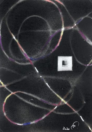 Modern Original Art - Color Grid, F. Fortoul, 2020