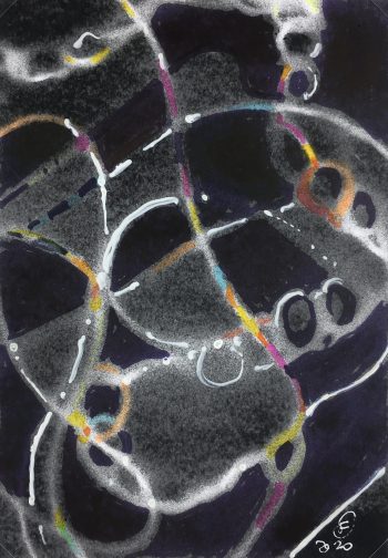 Modern Original Art - Color Grid, F. Fortoul, 2020