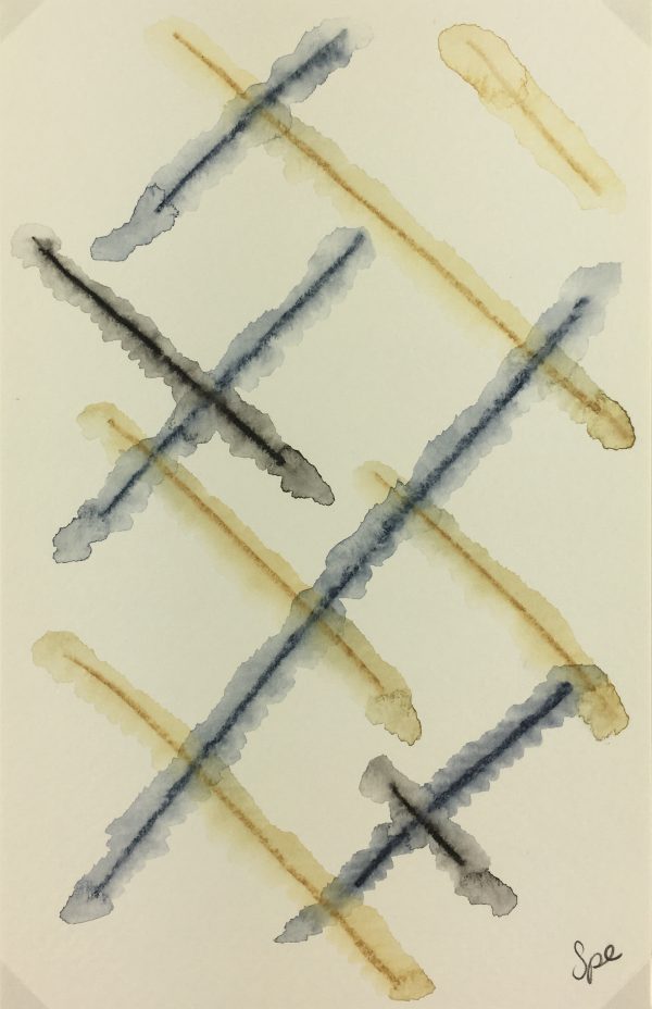 Modern Original Art - Crossed Lines, Spe, 2011