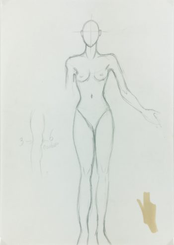 Sketches Original Art - Sketch, French, C.1980