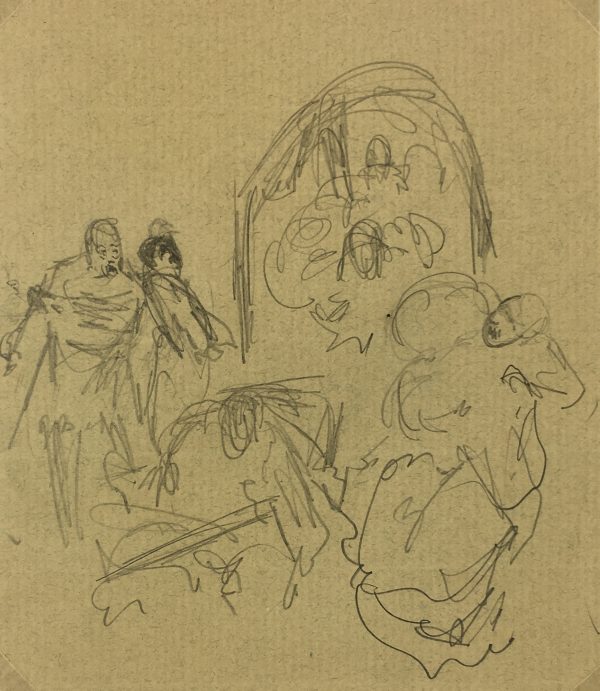 Sketches Original Art - Dancer, C.1930