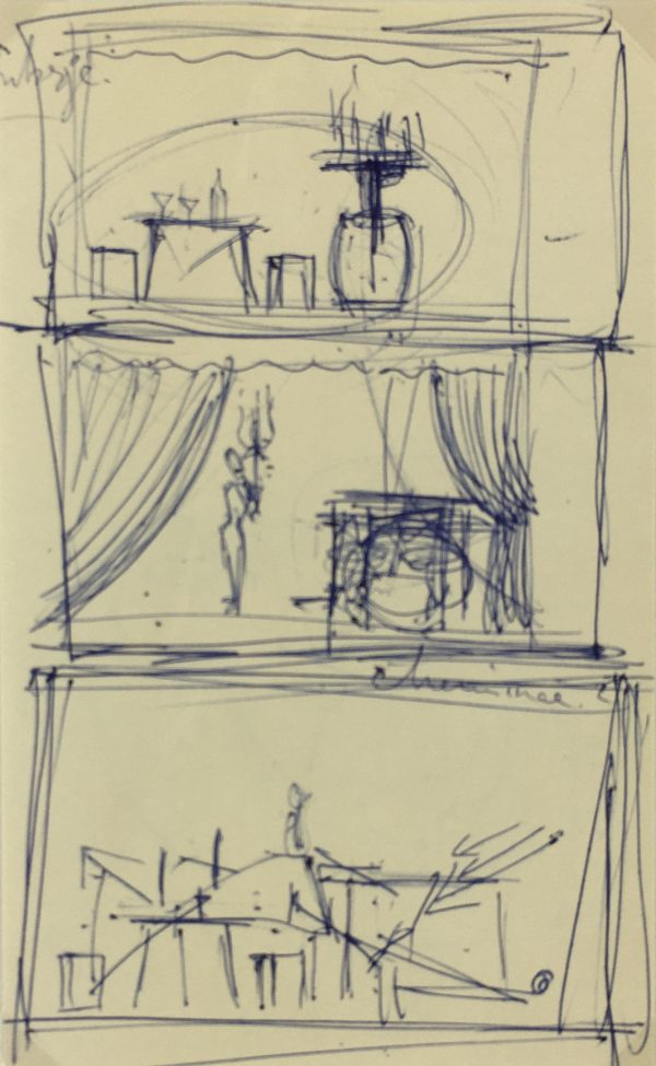 Sketches Original Art - Study, Sach, C.1950