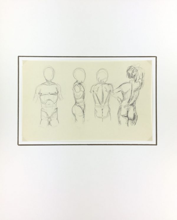 Sketches Original Art - Drawings, Werner Bell (1895-1978), C.1960