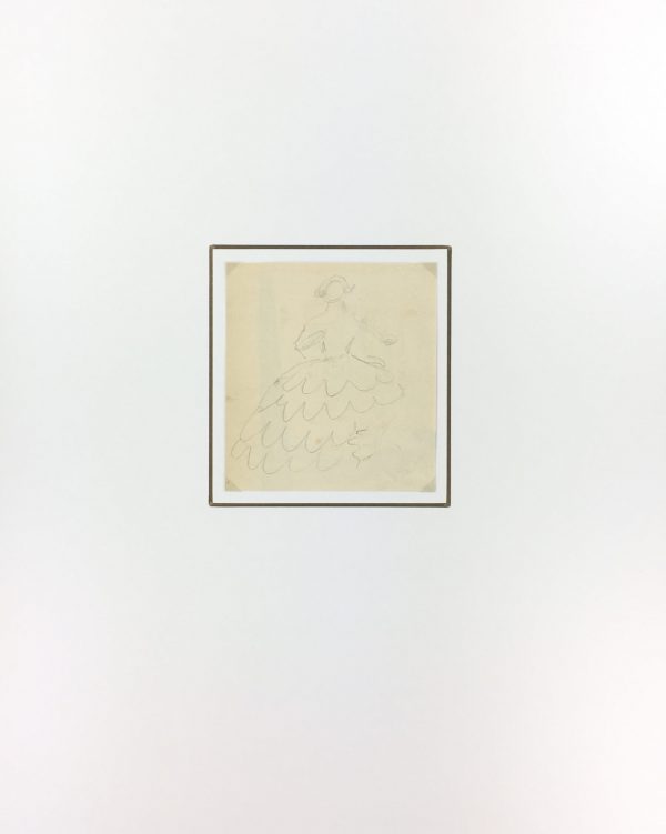 Sketches Original Art - Sketch, French Drawing, C.1930
