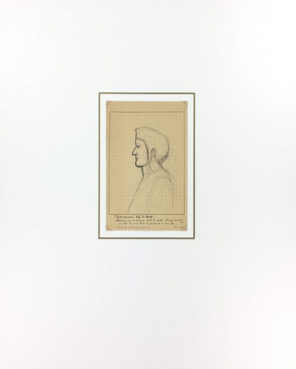 Sketches Original Art - Artist's Notes, Albert Vialé, 1938