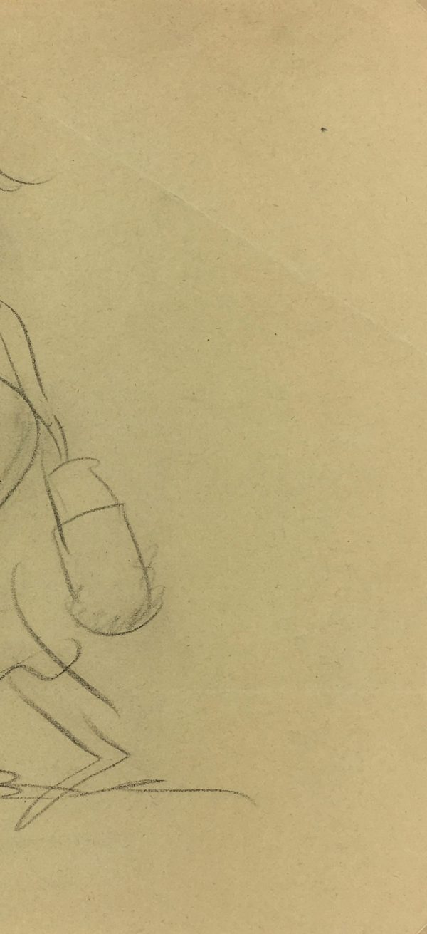 Sketches Original Art - Movement, Albert Vialé, C.1930