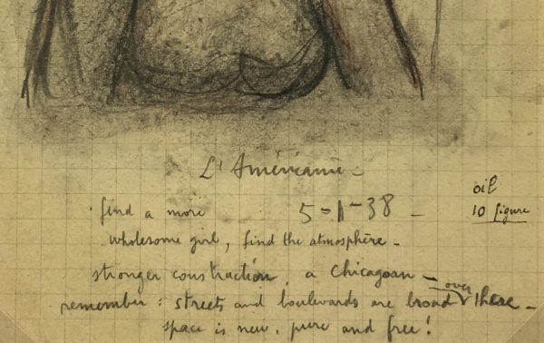 Sketches Original Art - Artist's Notes, Albert Vialé, 1938