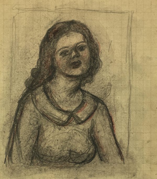 Sketches Original Art - Artist's Notes, Albert Vialé, 1938