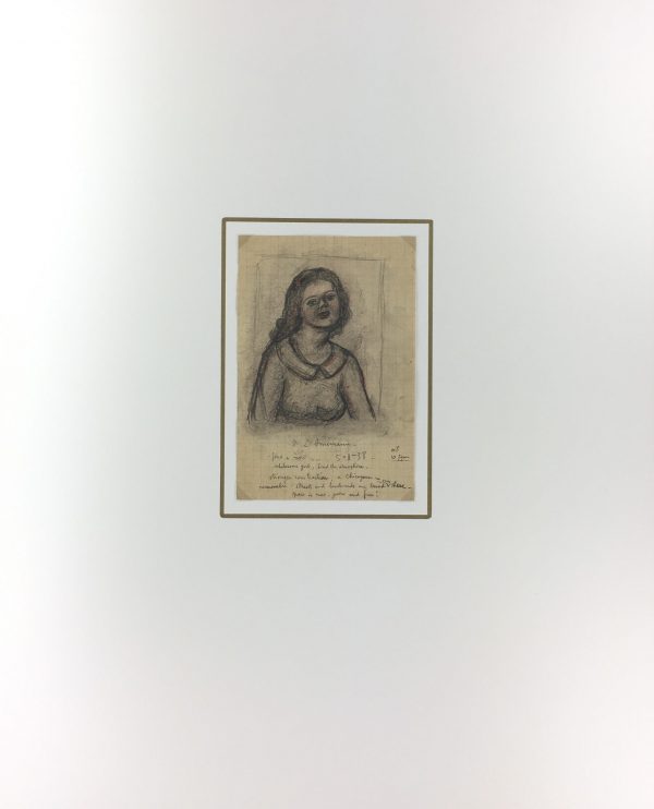 Sketches Original Art - Artist's Notes, Albert Vialé, 1938