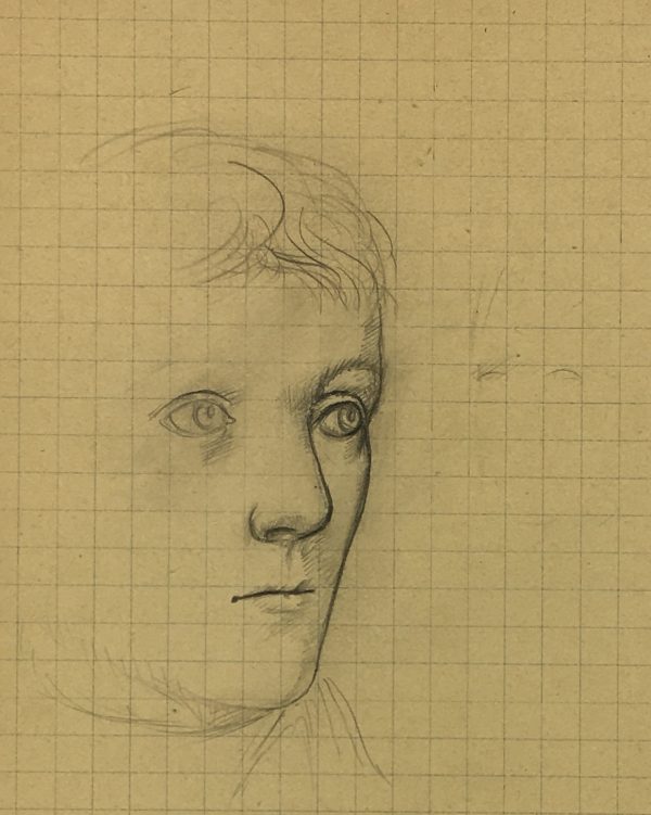 Sketches Original Art - Artist's Noes, Albert Vialé, 1938