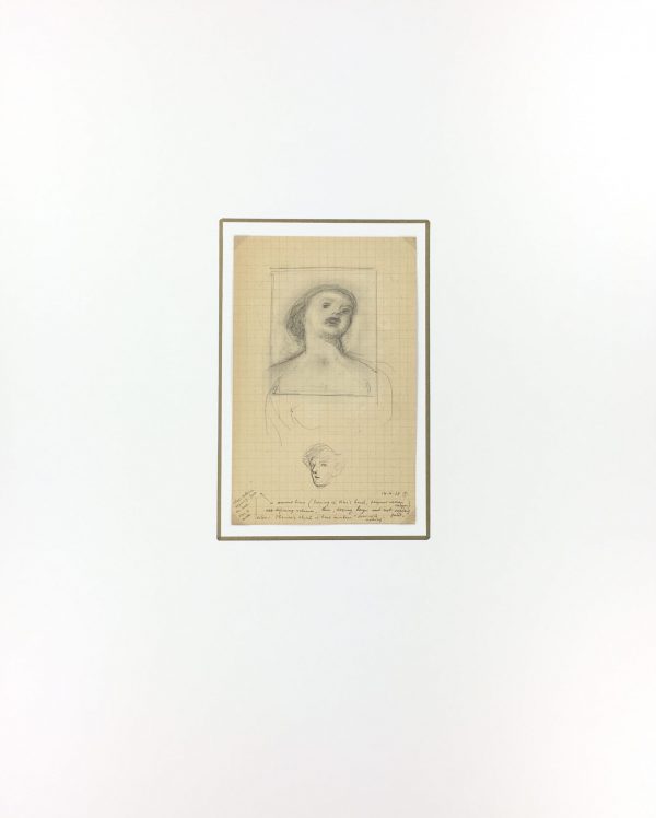 Sketches Original Art - Artist's Notes, Albert Vialé, 1938