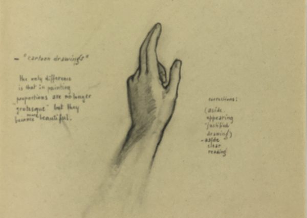 Sketches Original Art - Artist's Notes, Albert Vialé, 1938