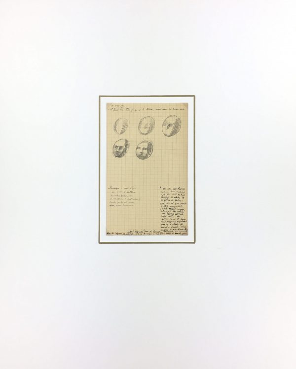 Sketches Original Art - Artist's Notes, Albert Vialé, 1937