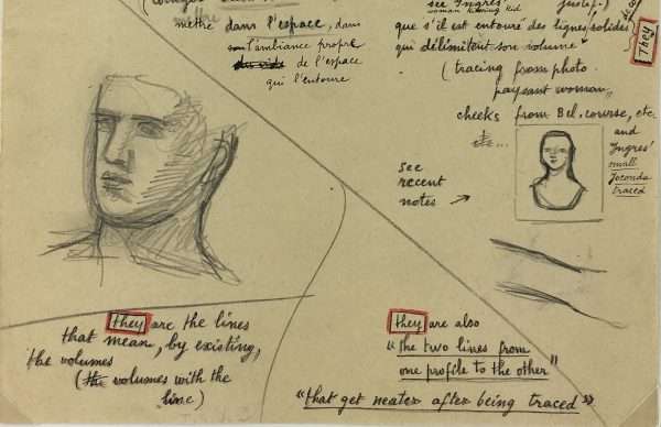 Sketches Original Art - Artist's Notes, Albert Vialé, 1938