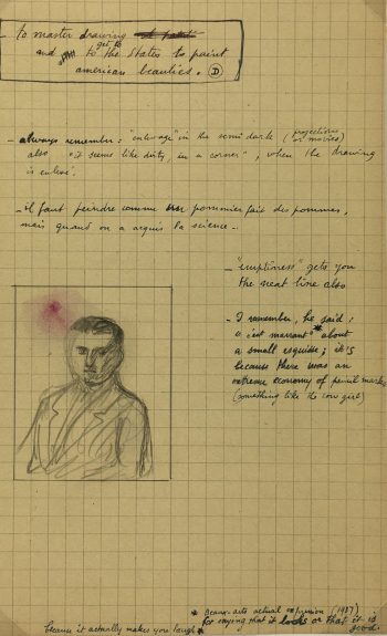 Sketches Original Art - Artist's Notes, Albert Vialé, 1937