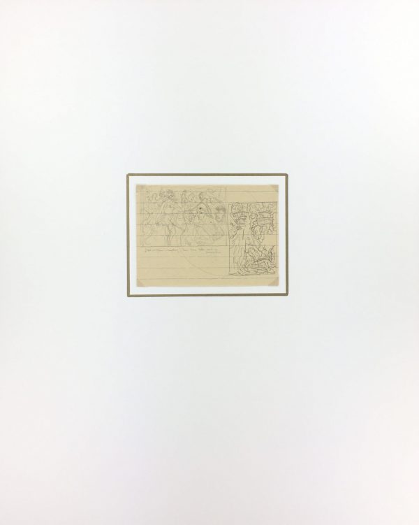 Sketches Original Art - Artist's Notes, Albert Vialé, 1938