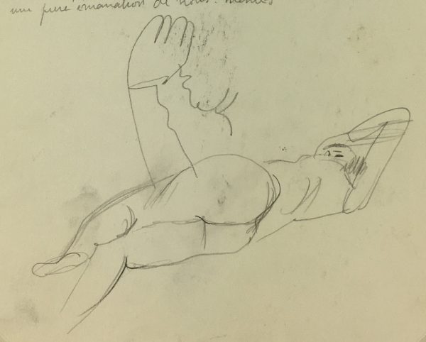 Sketches Original Art - Artist's Notes, Albert Vialé, C.1930