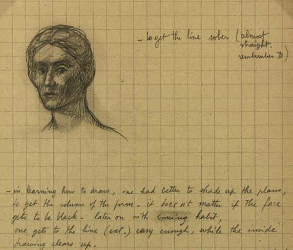 Sketches Original Art - Artist's Notes, Albert Vialé, 1937