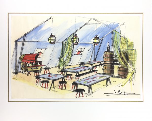 Architecture Original Art - Art Studio, 1980s