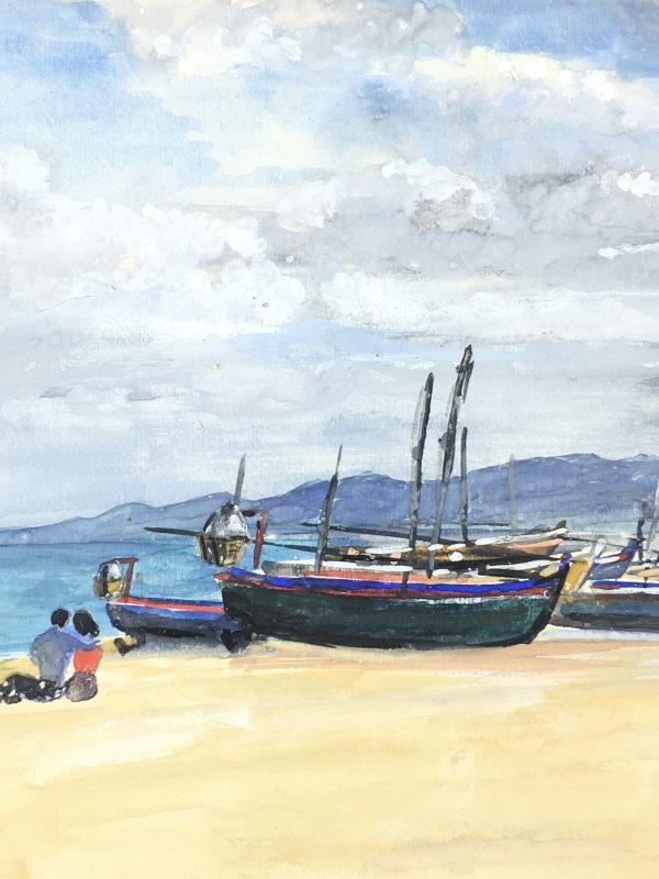 Beach Original Art - Beach, Coront, c.1950