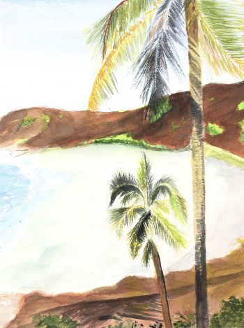 Beach Original Art - Tropics, c.1950