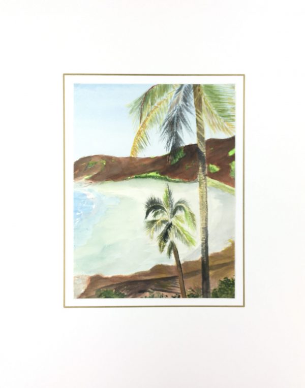Beach Original Art - Tropics, c.1950