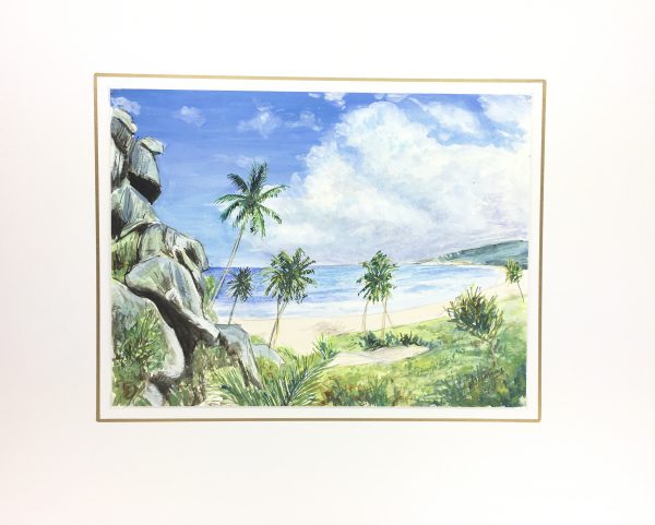Beach Original Art - Seychelles, 1994