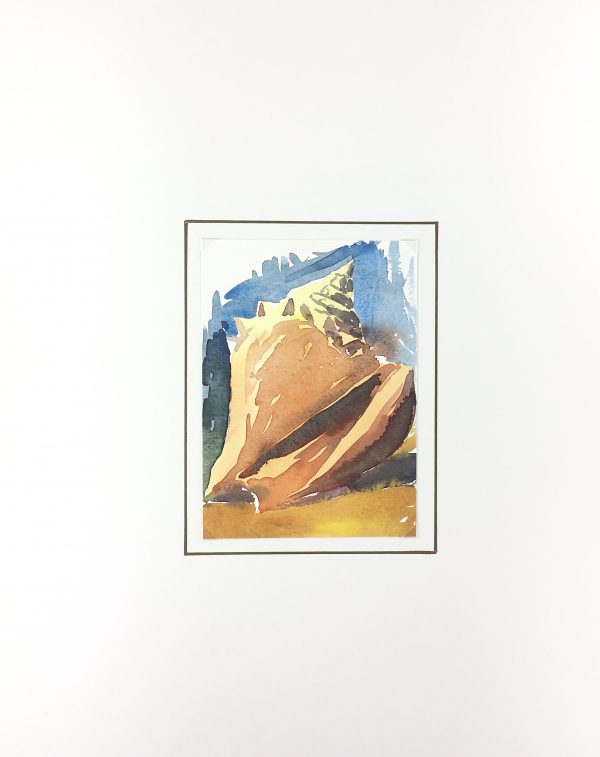 Beach Original Art - Shell Watercolor, Daniel, 1989