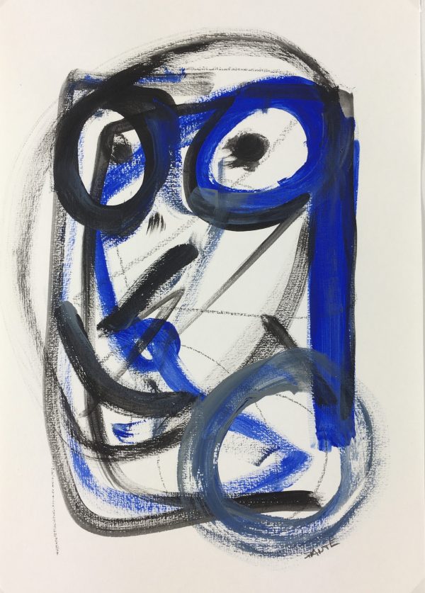 Dante Modern Original Art - Visages, Dante, 2019
