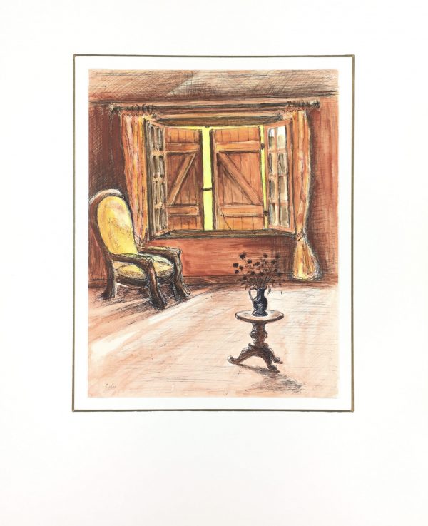 Country Landscapes Original Art - Country Home, Fischer, C.1960