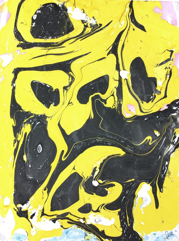 Modern Original Art - Color Marble, Spe, 2018