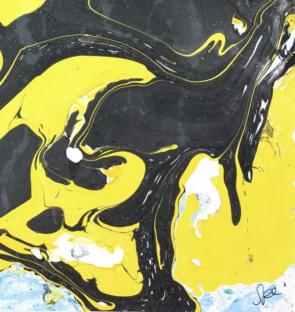 Modern Original Art - Color Marble, Spe, 2018