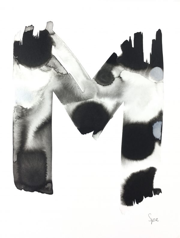 Modern Original Art - Letters, Spe, 2019