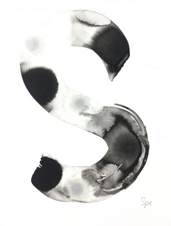 Modern Original Art - Letters, Spe, 2019