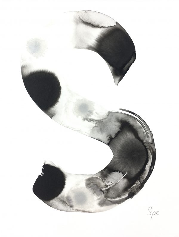 Modern Original Art - Letters, Spe, 2019