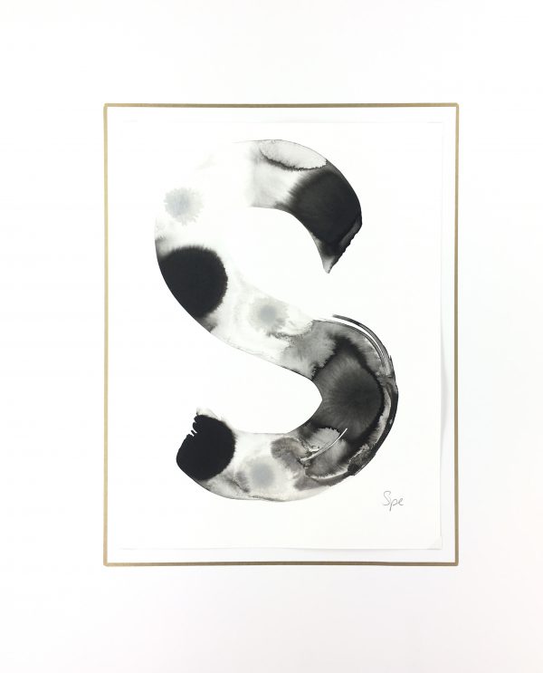 Modern Original Art - Letters, Spe, 2019