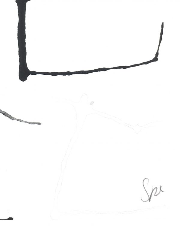 Modern Original Art - Black & White, Spe, 2018