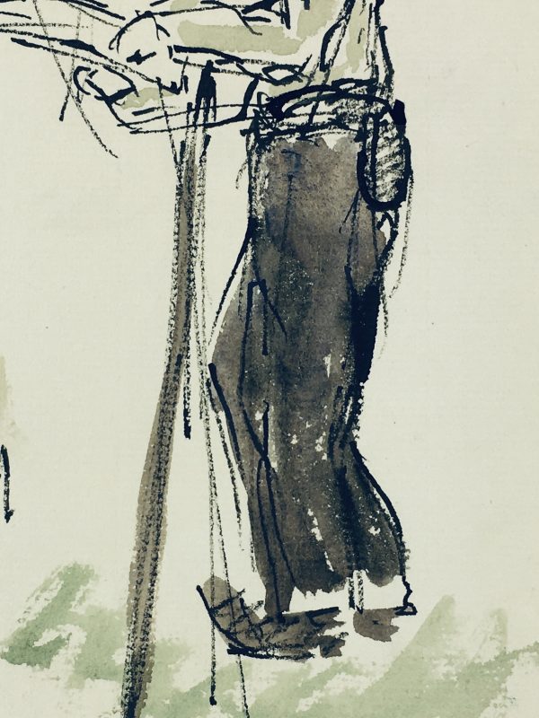 Farm Landscapes Original Art - Farmer, JP Grancher, C.1950