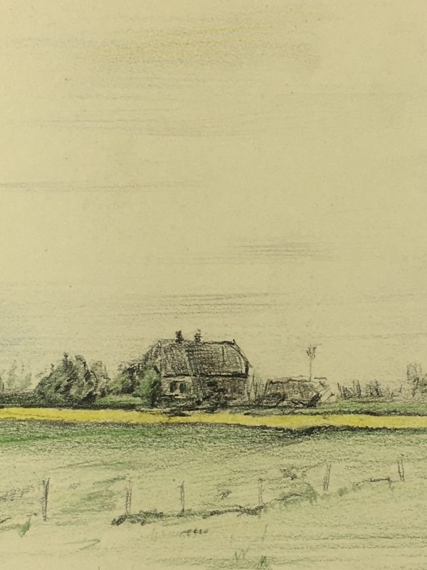 Farm Landscapes Original Art - Farm Horizon, C.1960