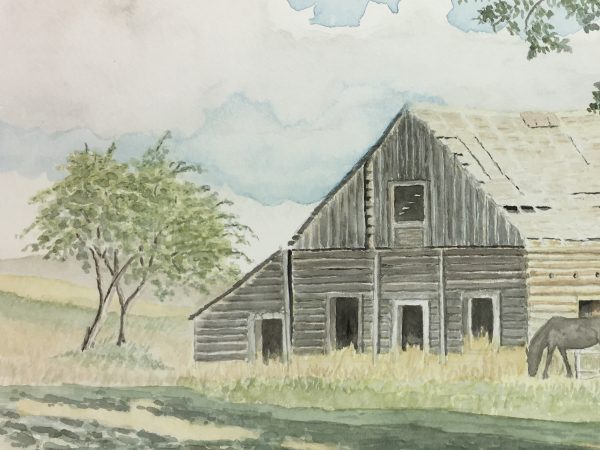 Farm Landscapes Original Art - Barn, Joan Powell, C.1990