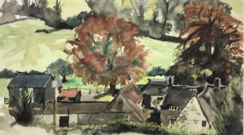 Farm Landscapes Original Art - Farming Estate, C.1960