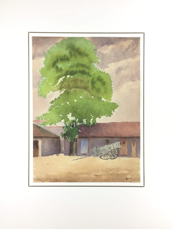 Farm Landscapes Original Art - Farm Courtyard, Paul, 1931